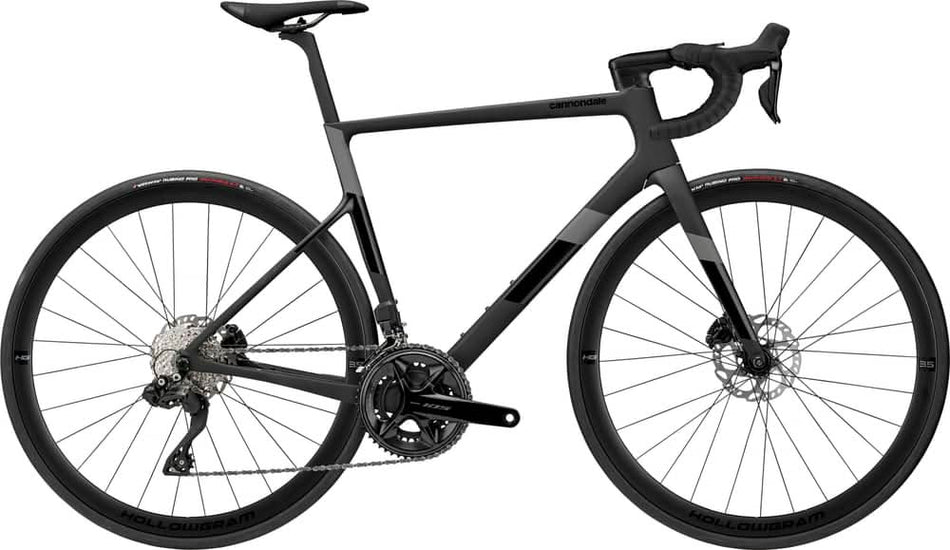 Paint for 2024 Cannondale SuperSix EVO Carbon Disc 105 Di2 - Matte Black - Rotaris B.V.