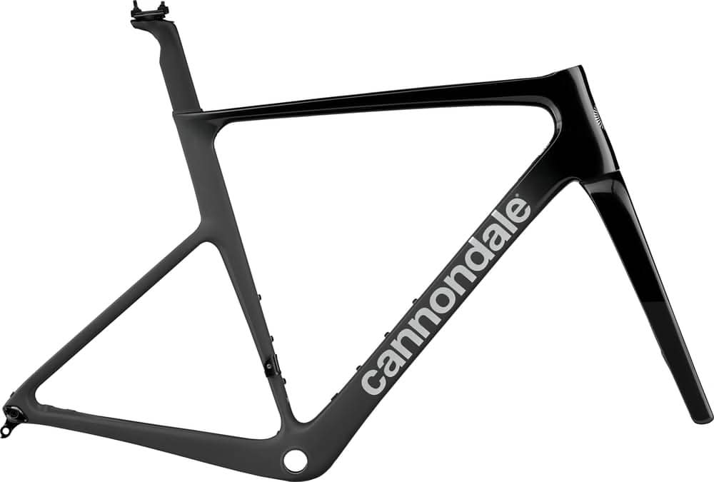 Paint for 2024 Cannondale SuperSix EVO Hi - MOD Frameset - Gloss Smoke Black - Rotaris B.V.