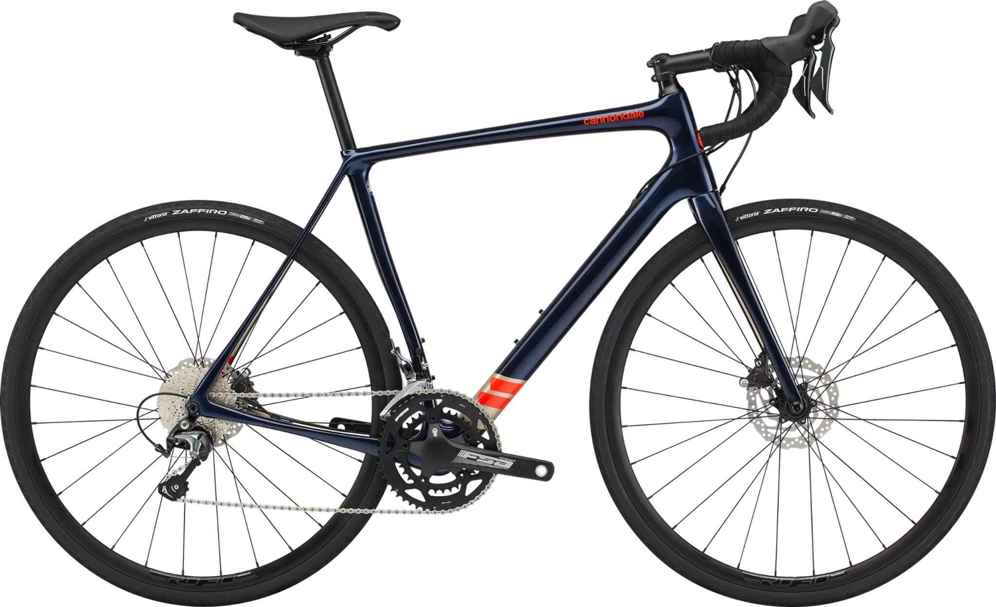 Paint for 2024 Cannondale Synapse Carbon Tiagra - Gloss Midnight Blue - Rotaris B.V.