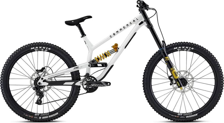 Paint for 2024 Commencal FRS Ohlins Edition - Gloss Pure White - Rotaris B.V.
