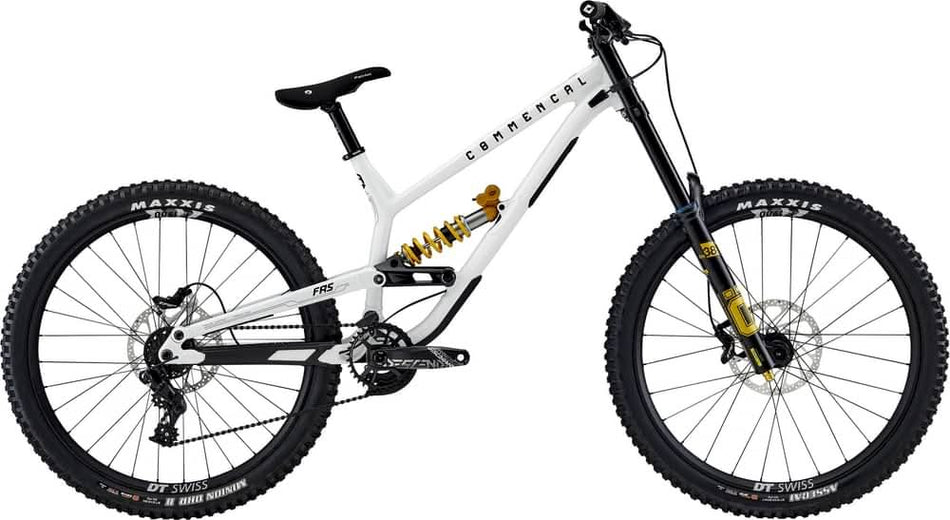 Paint for 2024 Commencal FRS Ohlins Edition Moto Style - Gloss Pure White - Rotaris B.V.