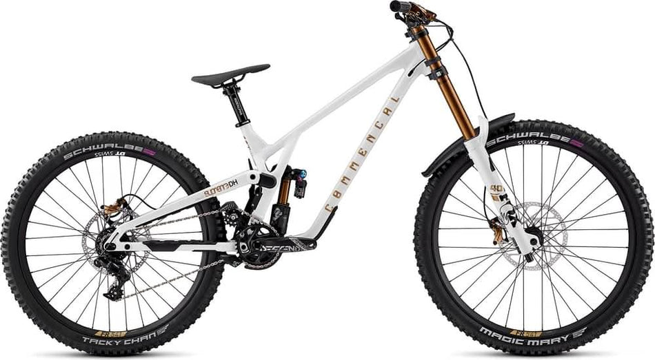 Paint for 2024 Commencal Supreme DH V5 Moto Style Signature Ltd - Gloss Pure White - Rotaris B.V.