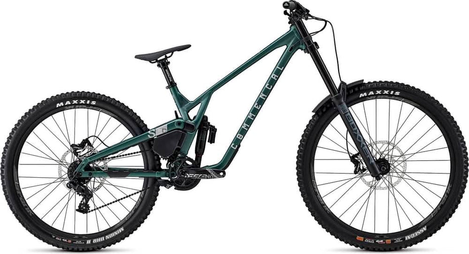 Paint for 2024 Commencal Supreme DH V5 Ride Rockshox - Matte Metallic Green - Rotaris B.V.
