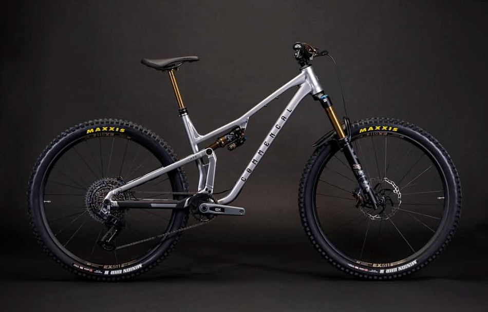 Paint for 2024 Commencal T.E.M.P.O. T - Type Unique - Gloss Silver - Rotaris B.V.