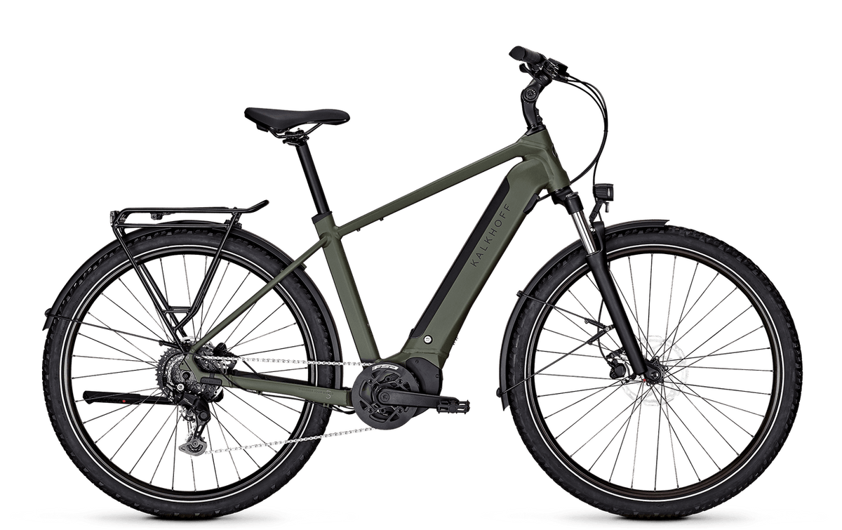 Paint for 2024 Kalkhoff Entice 5.B Season - Matte Huntsmengreen - Rotaris B.V.