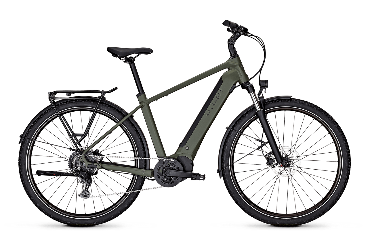 Paint for 2024 Kalkhoff Entice 5.B Season - Matte Huntsmengreen - Rotaris B.V.