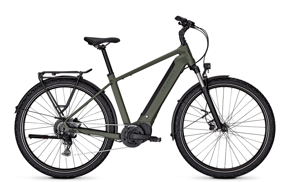 Paint for 2024 Kalkhoff Entice 5.B Season - Matte Huntsmengreen - Rotaris B.V.