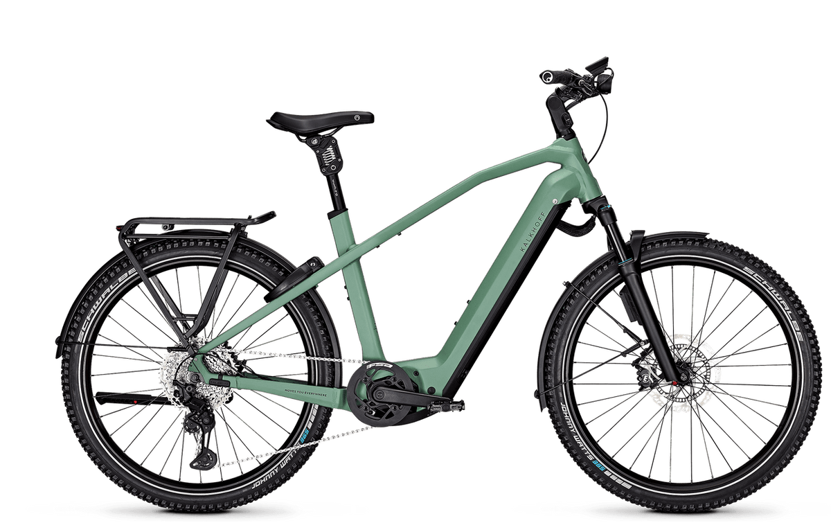 Paint for 2024 Kalkhoff Entice 7.B Advance+ ABS - Matte Mineralgreen - Rotaris B.V.