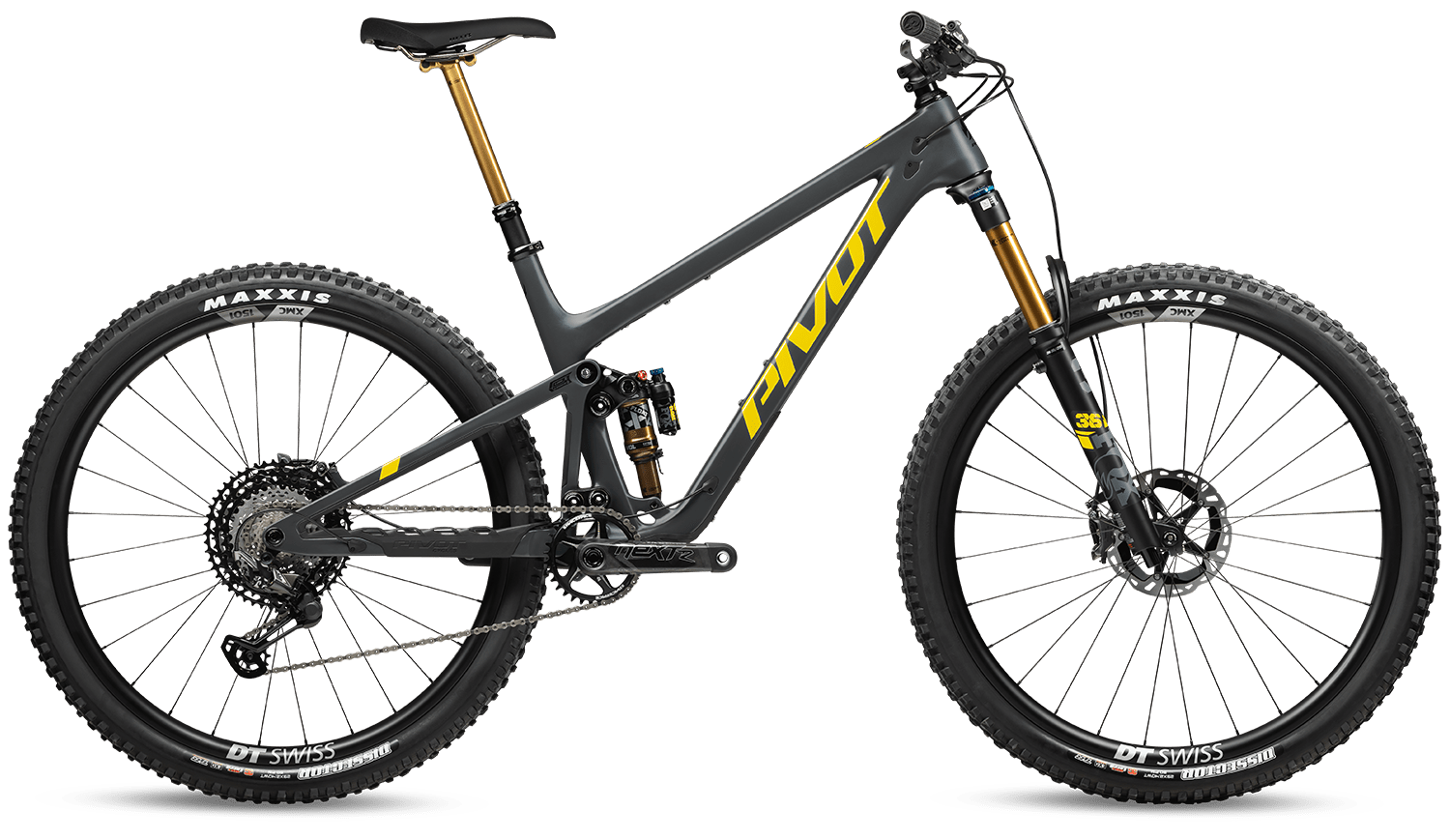 Paint for 2024 Pivot Trail 429 - Matte Slate Canary Yellow - Rotaris B.V.