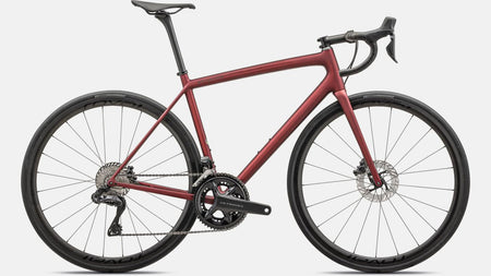 Paint for 2024 Specialized Aethos Pro Shimano Ultegra Di2 - Satin Red Sky - Rotaris B.V.