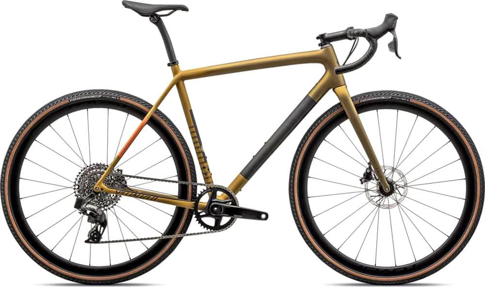 Paint for 2024 Specialized Crux Expert - Satin Harvest Gold Metallic - Rotaris B.V.