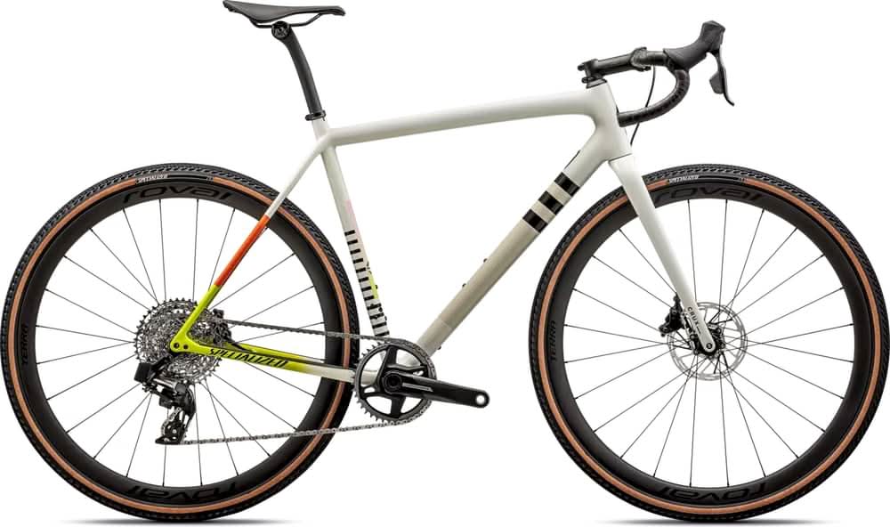 Paint for 2024 Specialized Crux Pro - Gloss Dune White - Rotaris B.V.
