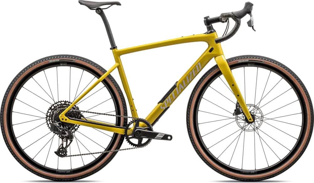 Paint for 2024 Specialized Diverge Comp Carbon - Gloss Metallic Sulphur - Rotaris B.V.