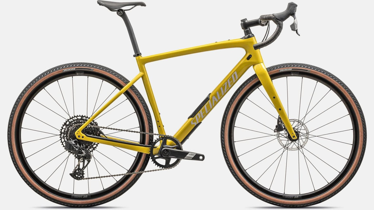 Paint for 2024 Specialized Diverge Comp Carbon - Gloss Metallic Sulphur - Rotaris B.V.