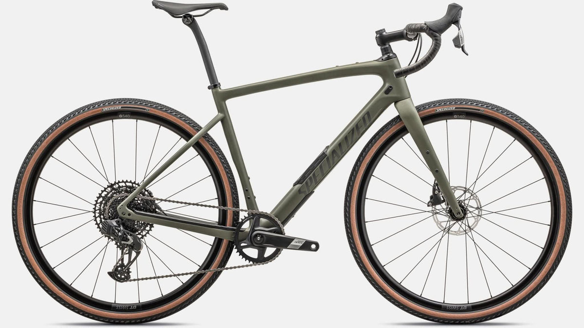 Paint for 2024 Specialized Diverge Comp Carbon - Satin Oak Green - Rotaris B.V.