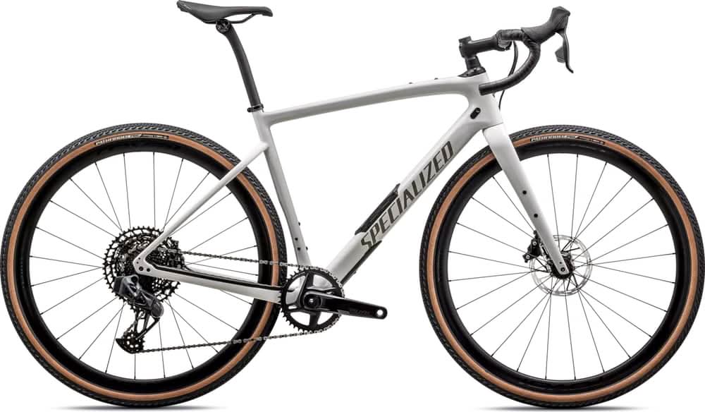 Paint for 2024 Specialized Diverge Expert Carbon - Gloss Dune White - Rotaris B.V.