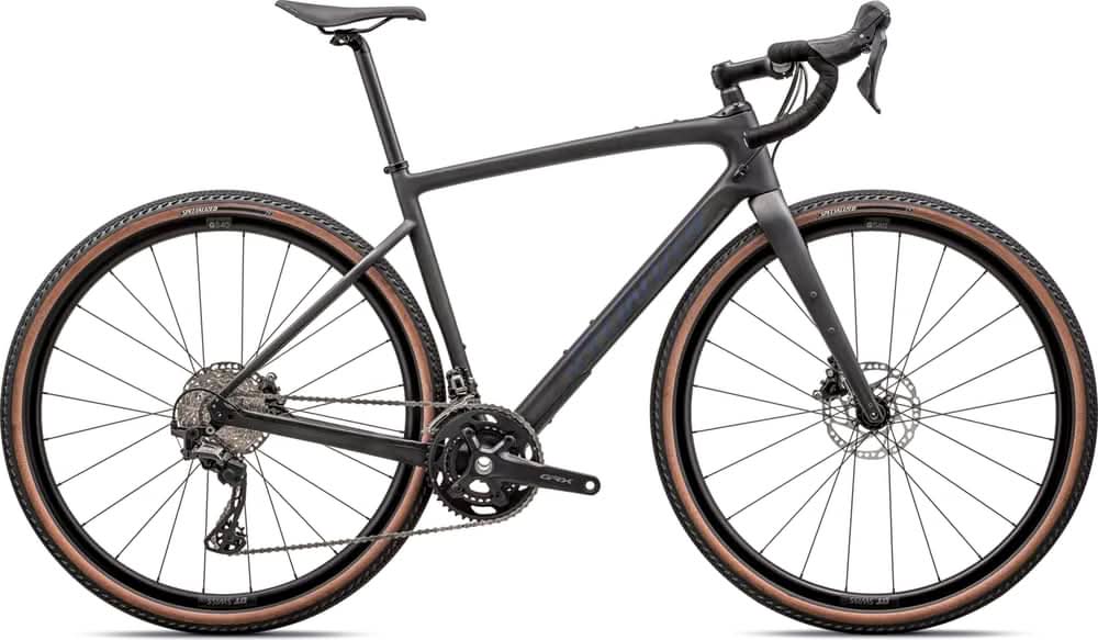 Paint for 2024 Specialized Diverge Sport Shimano GRX - Satin Carbon - Rotaris B.V.