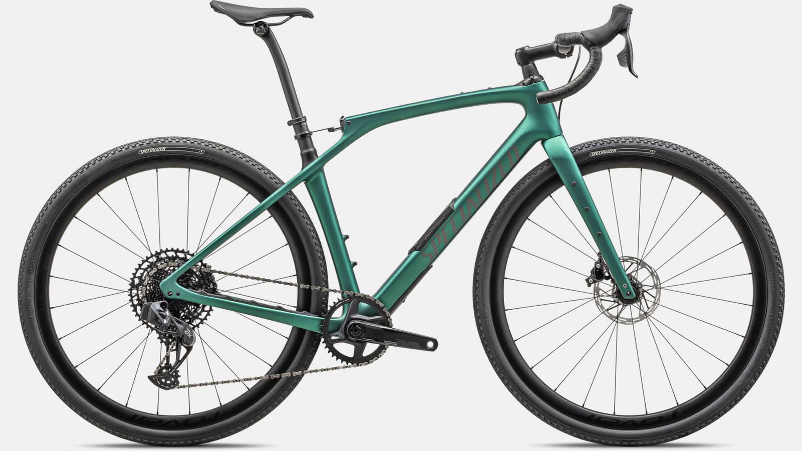 Paint for 2024 Specialized Diverge STR Expert - Satin Metallic Pine - Rotaris B.V.