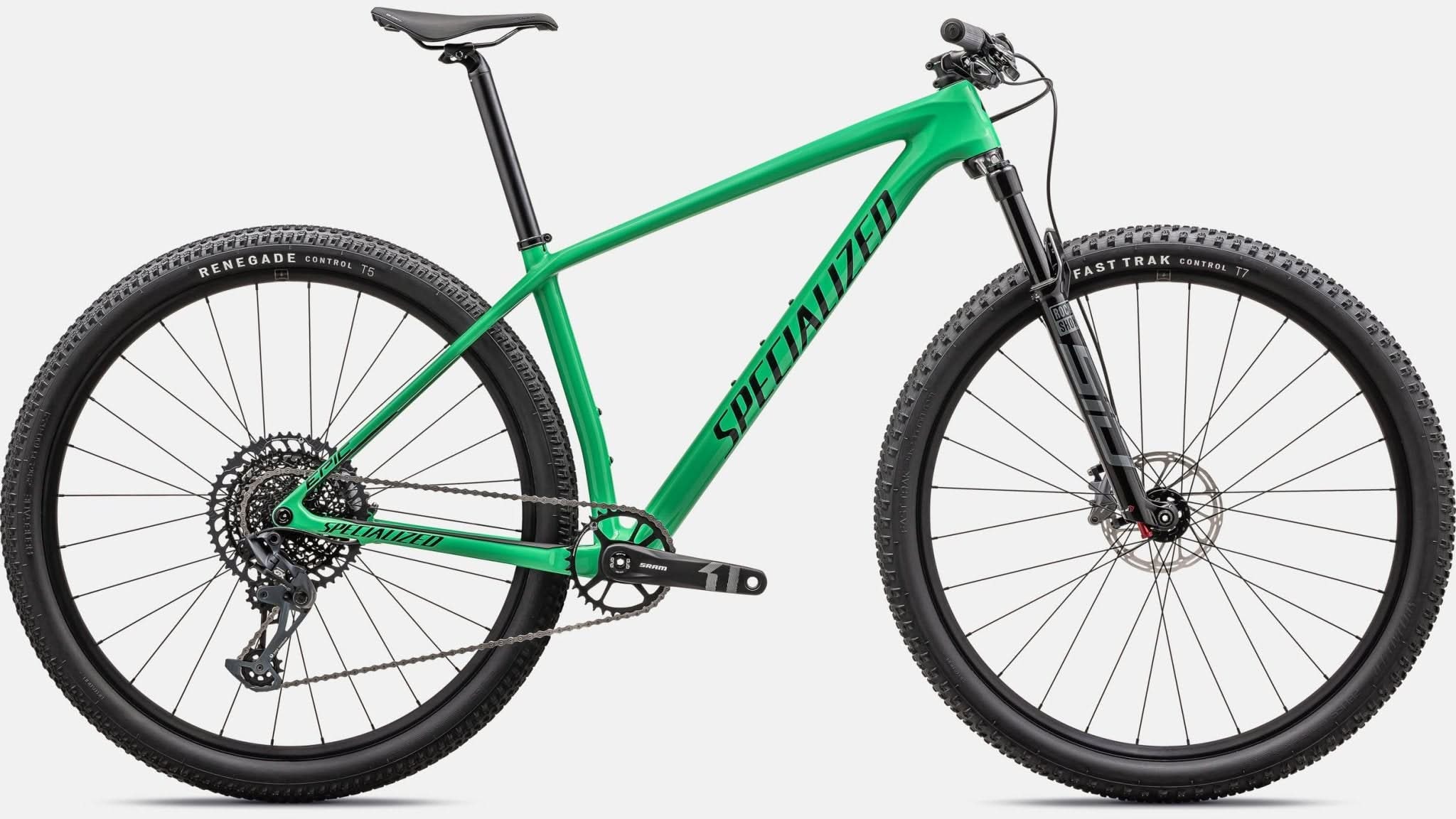 Paint for 2024 Specialized Epic Hardtail Comp - Gloss Electric Green - Rotaris B.V.