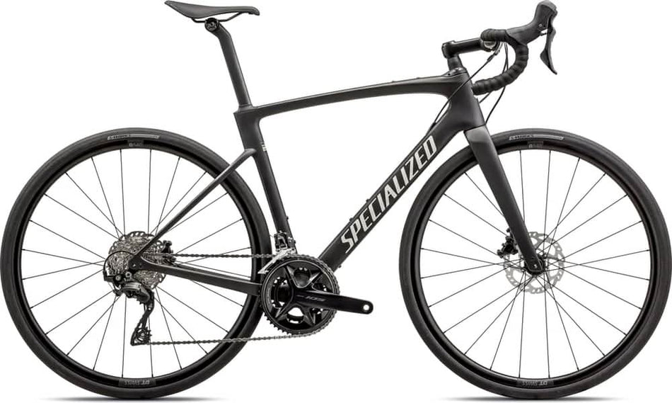 Paint for 2024 Specialized Roubaix SL8 Sport Shimano 105 - Gloss Metallic Obsidian - Rotaris B.V.