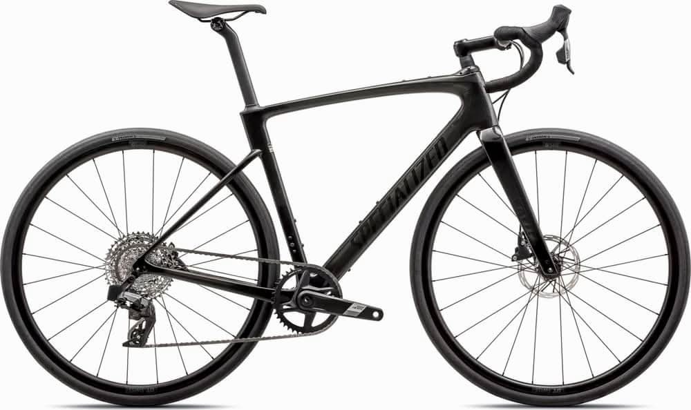 Paint for 2024 Specialized Roubaix SL8 Sport SRAM Apex - Gloss Carbon - Rotaris B.V.
