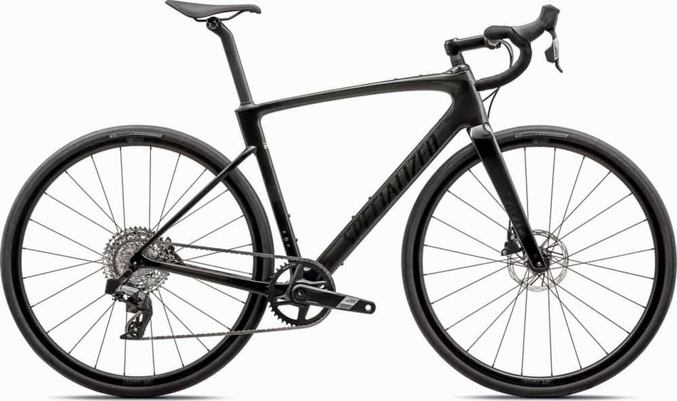 Paint for 2024 Specialized Roubaix SL8 Sport SRAM Apex - Gloss Carbon - Rotaris B.V.