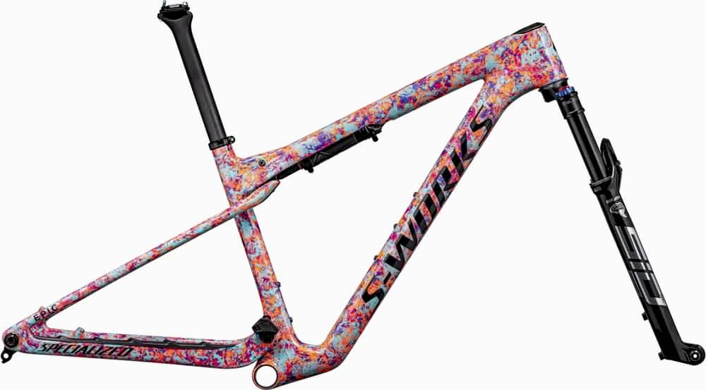 Paint for 2024 Specialized S - Works Epic World Cup Frameset - Gloss Lagoon Blue - Rotaris B.V.