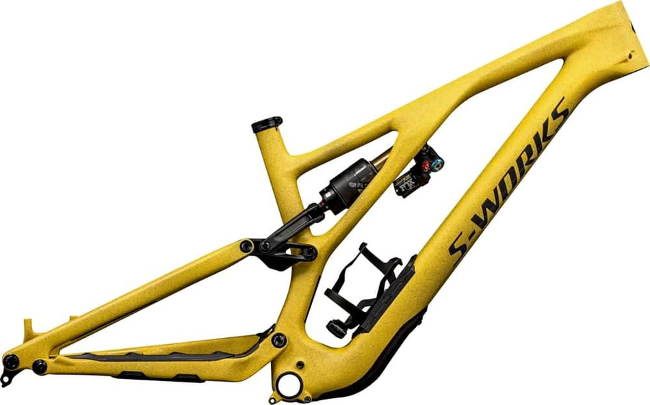 Paint for 2024 Specialized S - Works Stumpjumper EVO Frameset - Satin Sulphur - Rotaris B.V.