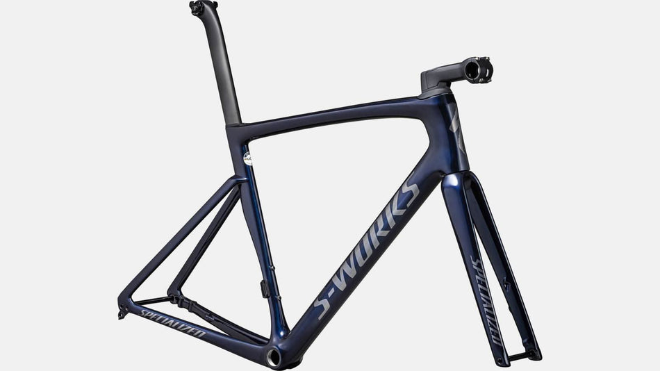 Paint for 2024 Specialized S - Works Tarmac SL7 Frameset - Gloss Metallic Deep Marine - Rotaris B.V.