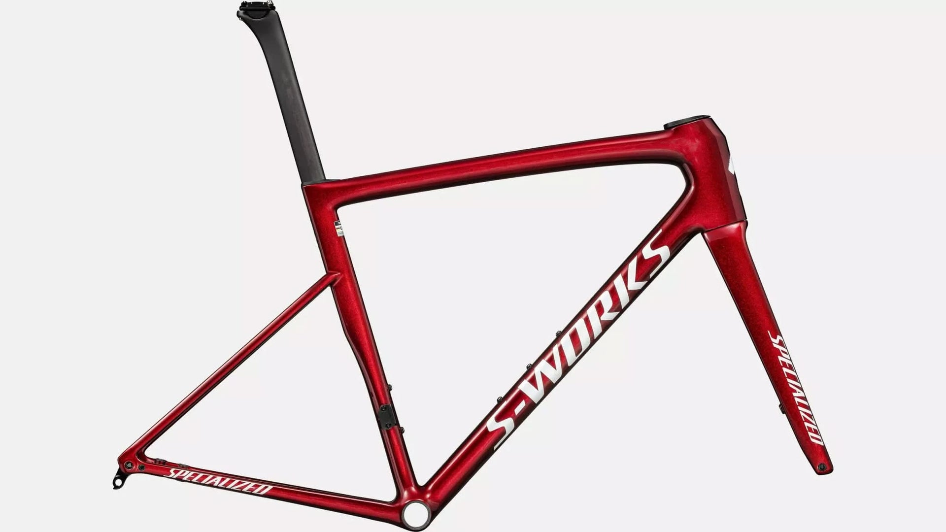 Paint for 2024 Specialized S-Works Tarmac SL8 Frameset Gloss Red