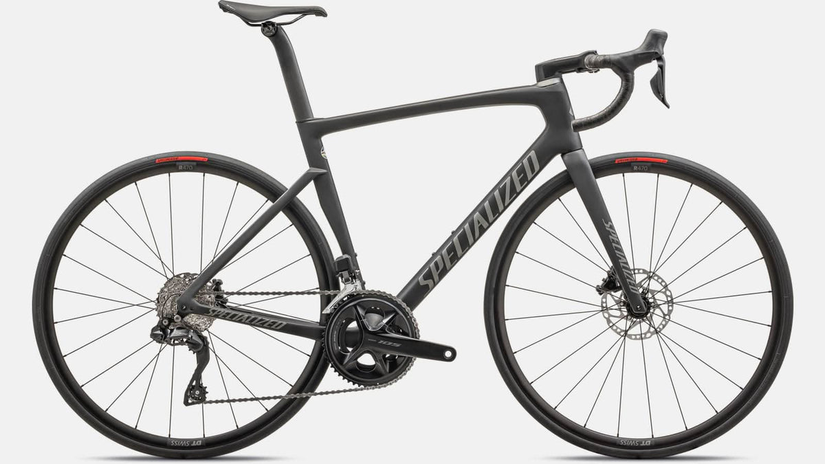 Paint for 2024 Specialized Tarmac SL7 Comp Shimano 105 Di2 - Satin Obsidian - Rotaris B.V.