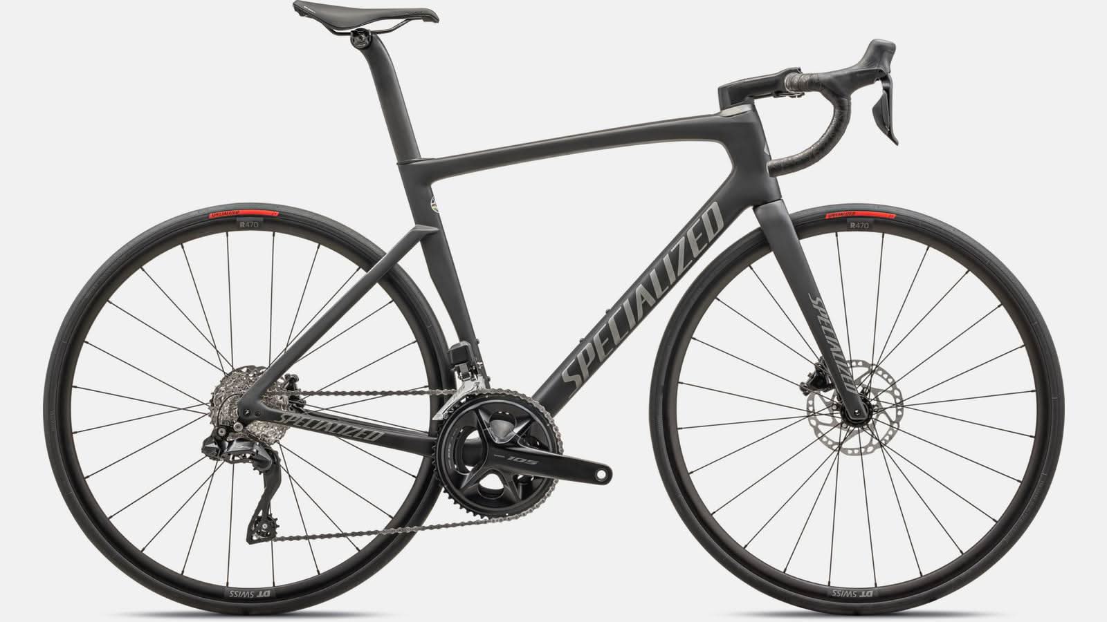 Paint for 2024 Specialized Tarmac SL7 Comp Shimano 105 Di2 - Satin Obsidian - Rotaris B.V.