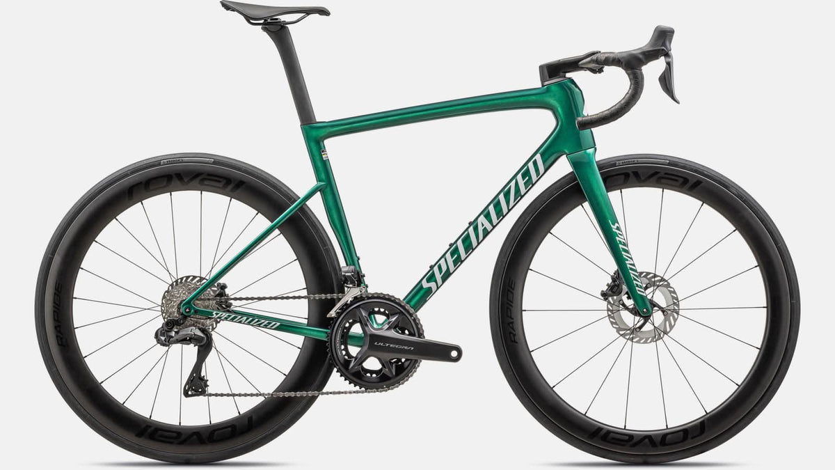 Paint for 2024 Specialized Tarmac SL8 Pro Ultegra Di2 - Gloss Metallic Pine - Rotaris B.V.