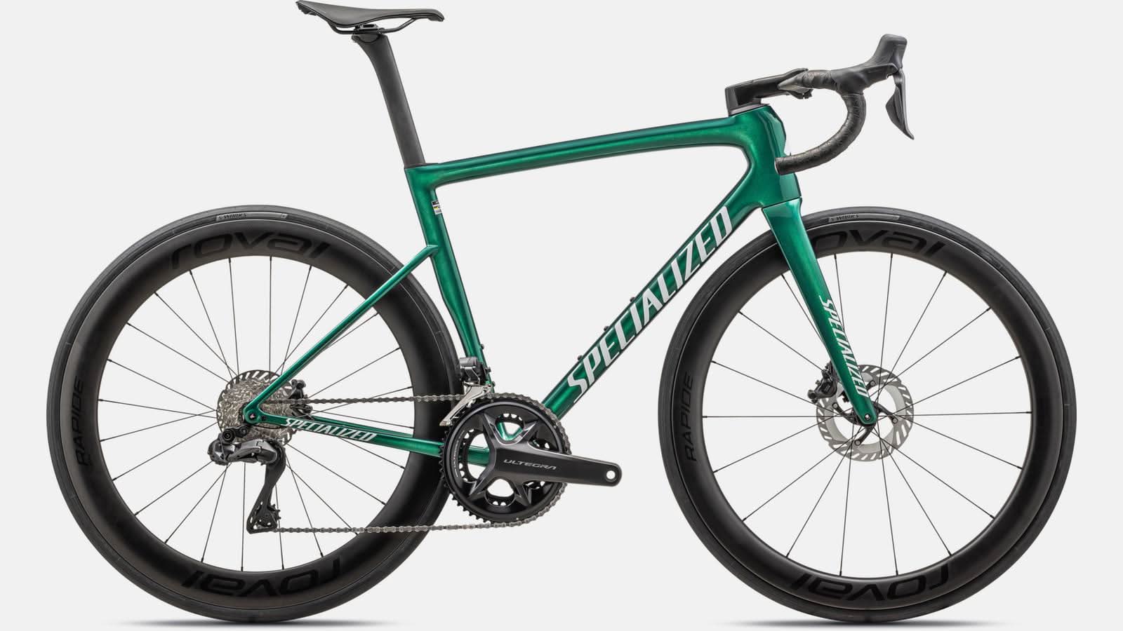 Paint for 2024 Specialized Tarmac SL8 Pro Ultegra Di2 - Gloss Metallic Pine - Rotaris B.V.