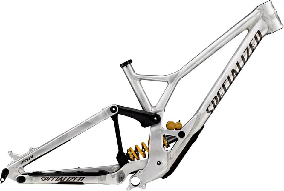 Paint for 2025 Specialized Demo Race Frameset - Gloss Flake Silver - Rotaris B.V.