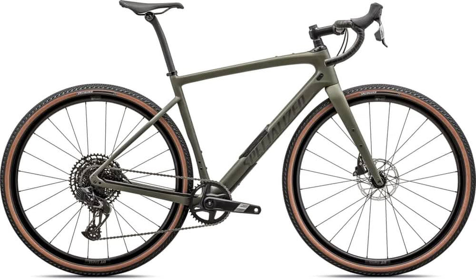 Paint for 2025 Specialized Diverge Comp Carbon - Satin Oak Green - Rotaris B.V.