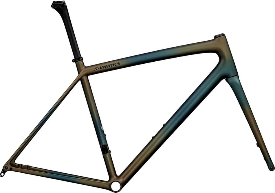 Paint for 2025 Specialized S - Works Aethos Frameset - Satin Metallic Deep Lake - Rotaris B.V.
