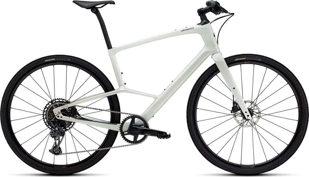 Paint for 2025 Specialized Sirrus X 6.0 - Gloss Dune White - Rotaris B.V.