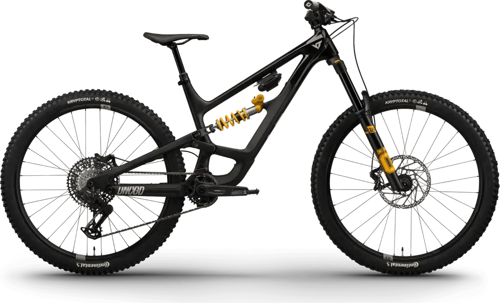 Paint for 2025 YT Capra Core 3 CF 29 - Matte Black Magic Bolt - Rotaris B.V.