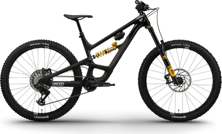 Paint for 2025 YT Capra Core 3 CF MX - Matte Black Magic Bolt - Rotaris B.V.