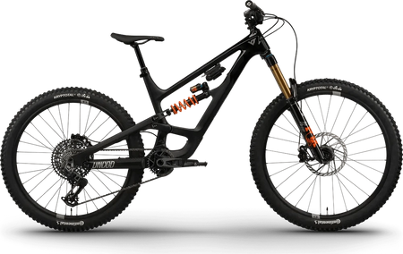 Paint for 2025 YT Capra Core 4 CF 29 - Matte Black Magic Bolt - Rotaris B.V.