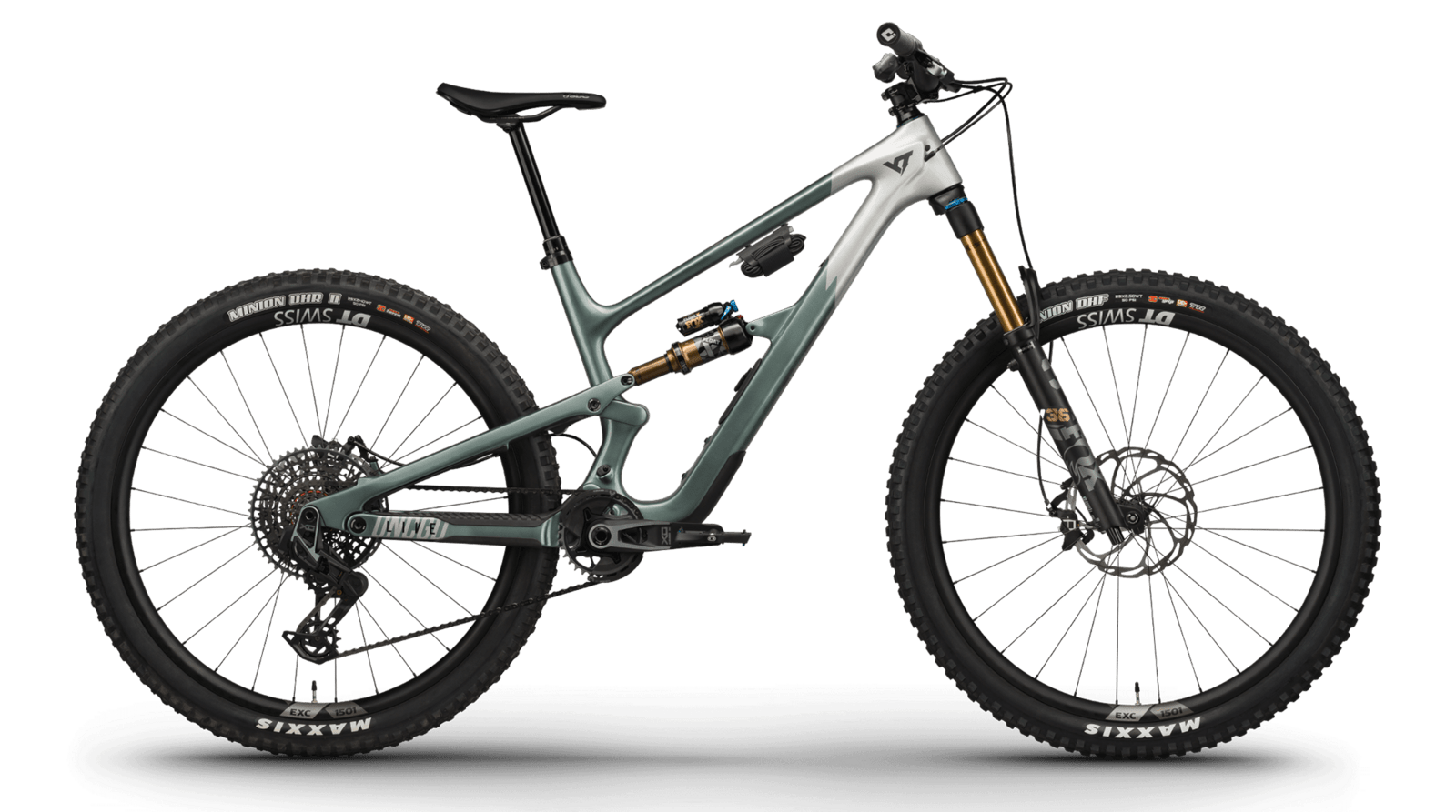 Paint for 2025 YT Jeffsy Core 4 CF 29 - Gloss Fog Green - Rotaris B.V.