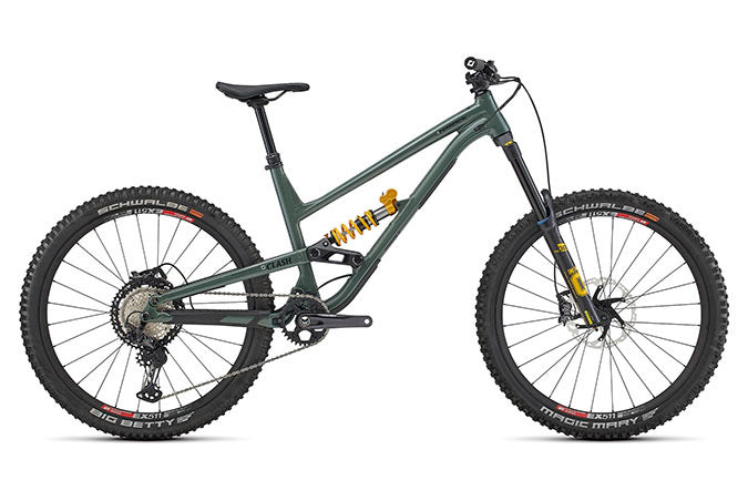 Paint for 2022 Commencal Clash Ohlins Edition - Gloss Keswick Green