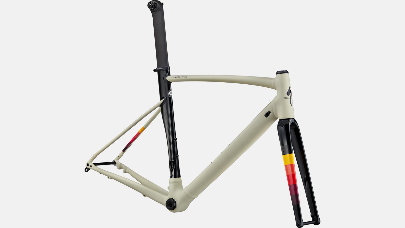 Paint for 2020 Specialized Allez Sprint Disc Frameset - Gloss White Mountains