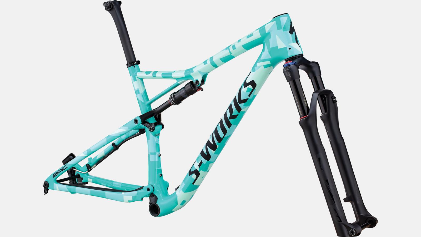 Paint for 2018 Specialized Men's S-Works Epic Frameset - Limited Edition - Gloss Acid Mint