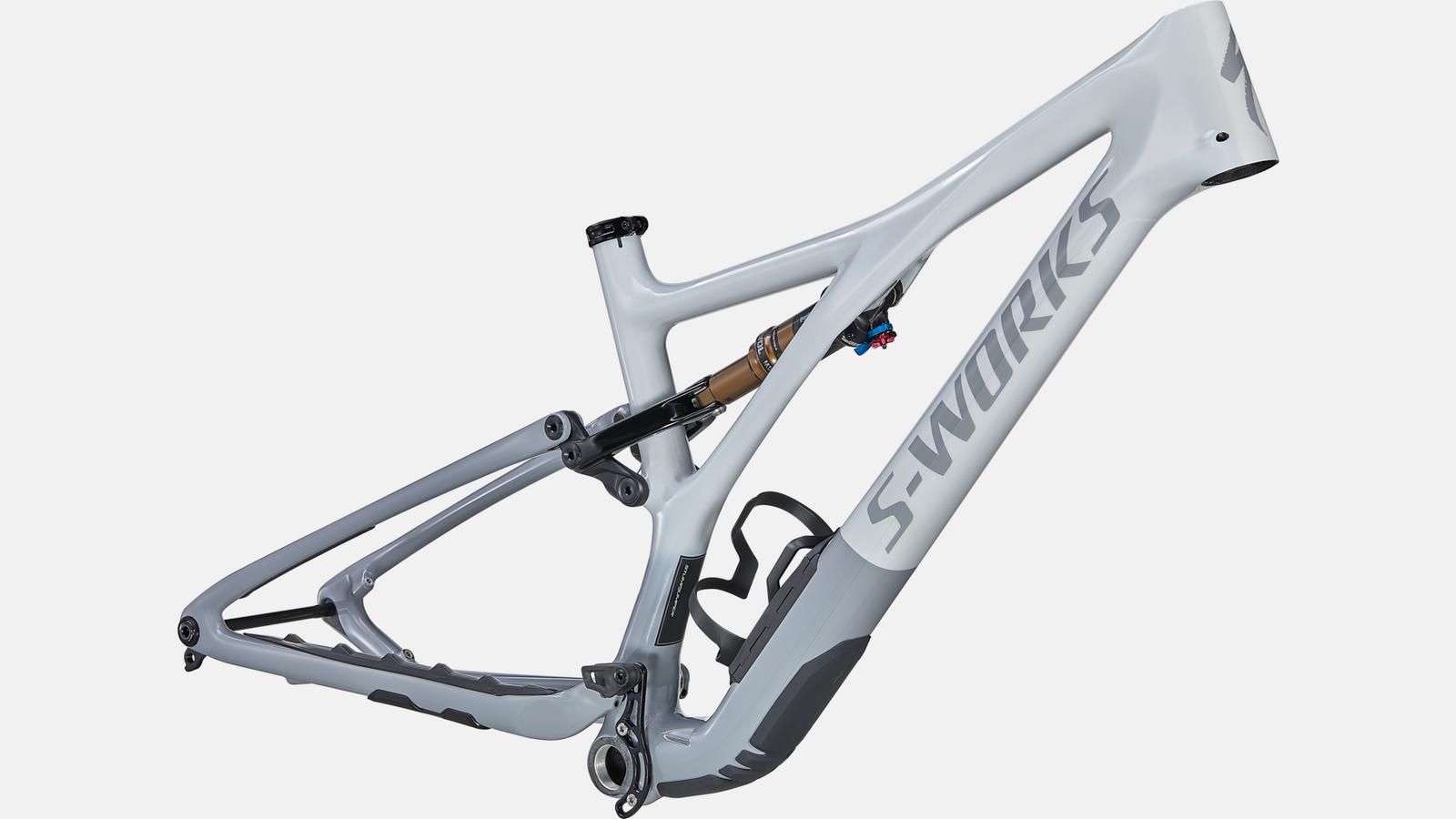 Paint for 2021 Specialized S-Works Stumpjumper Frame - Gloss Dove Grey