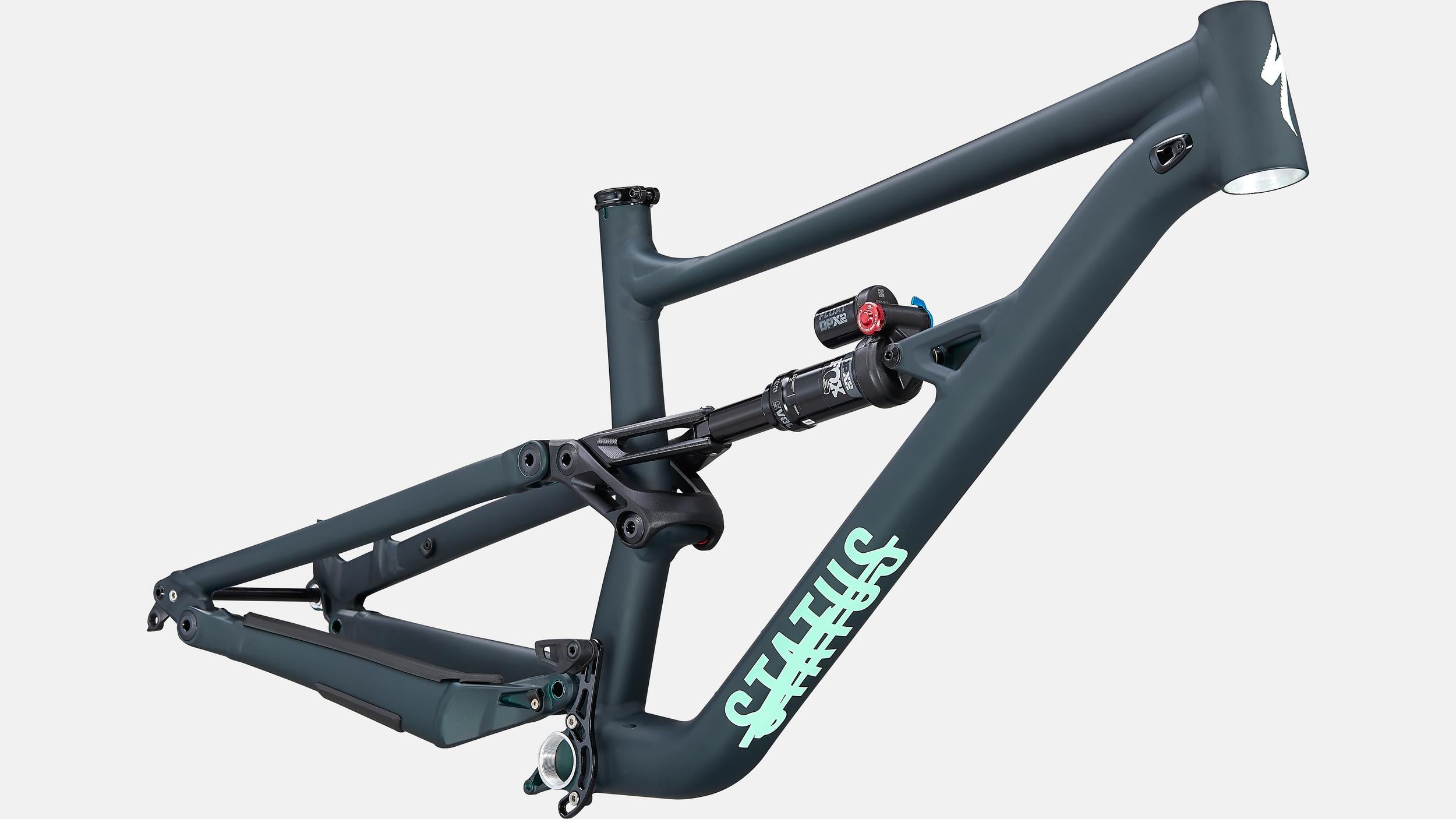 Paint for 2022 Specialized Status 140 Frameset - Satin Forest Green