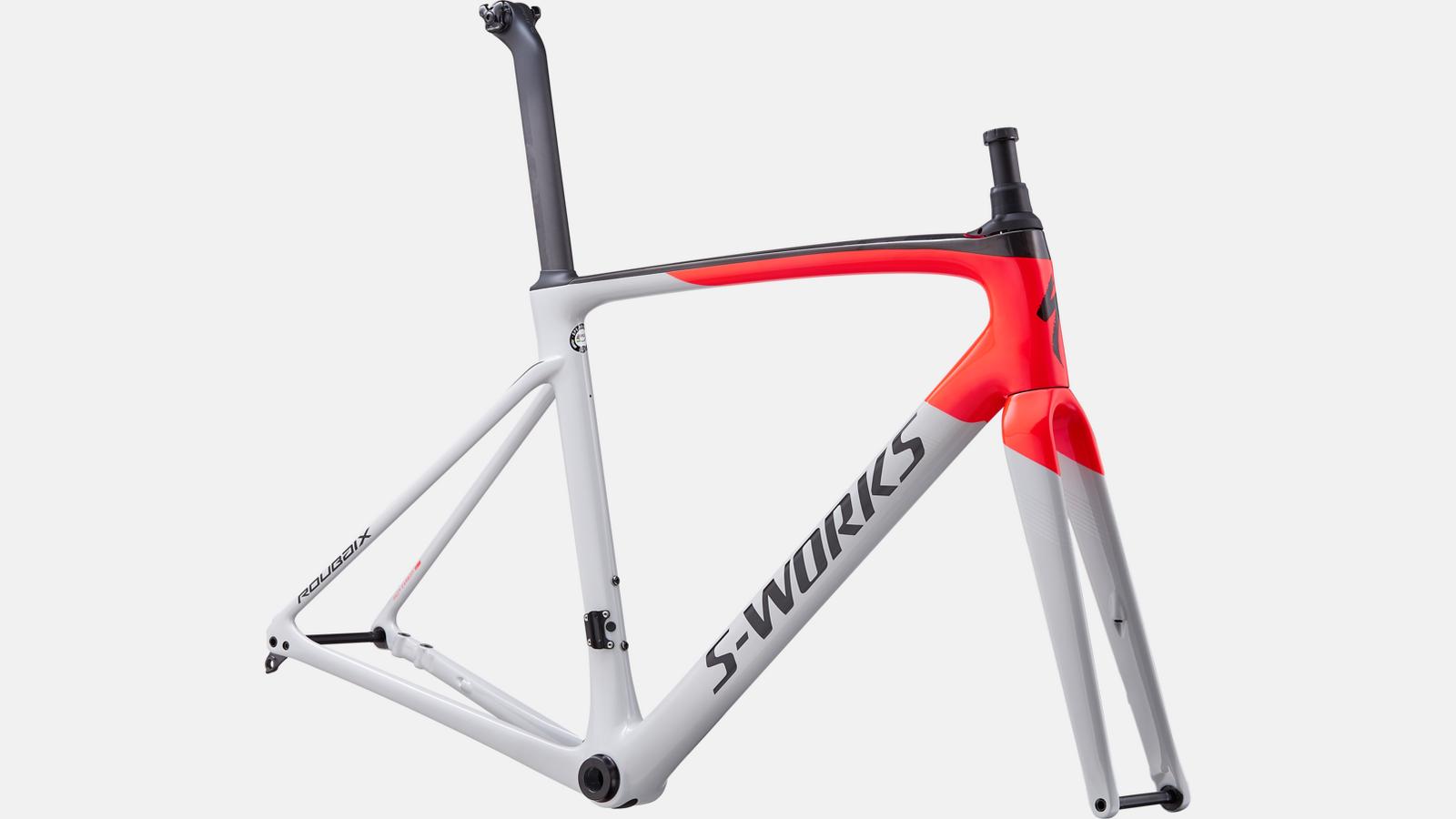 Paint for 2020 Specialized S-Works Roubaix Frameset - Gloss Dove Grey