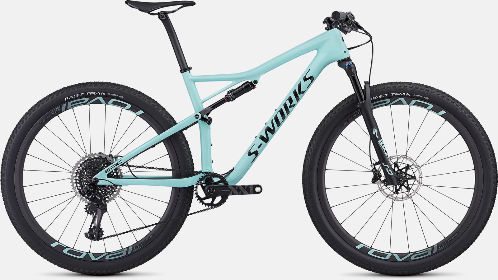 Paint for 2019 Specialized Men's S-Works Epic - Gloss Mint