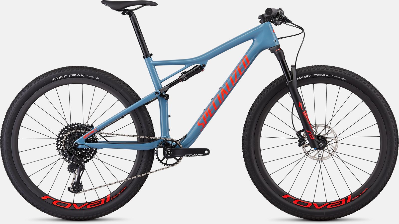 Paint for 2019 Specialized Men's Epic Expert - Gloss Storm Grey